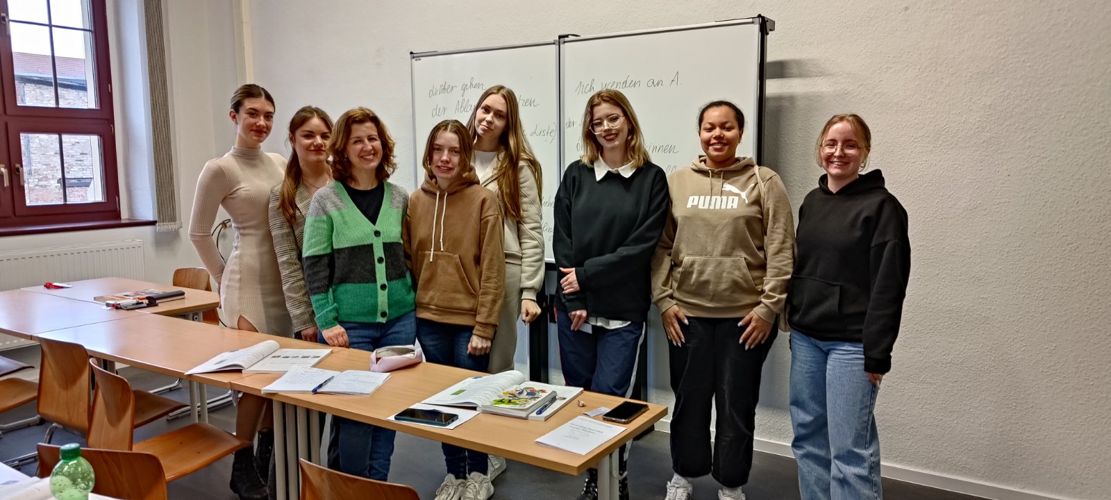 На заняттях з німецької мови зі студентами з КПІ і Одеської Політехніки 